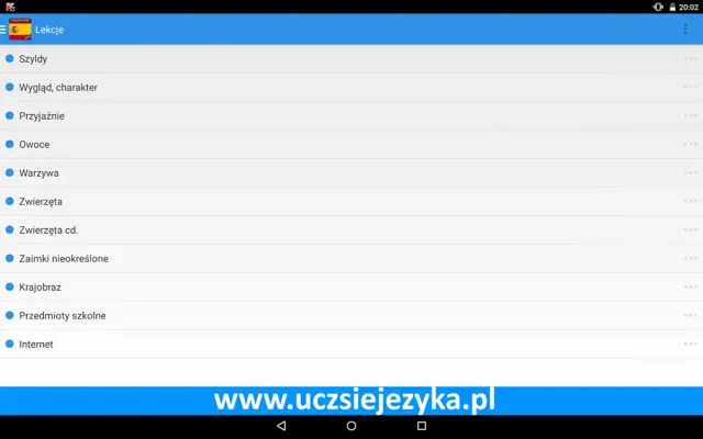 Hiszpański android App screenshot 1